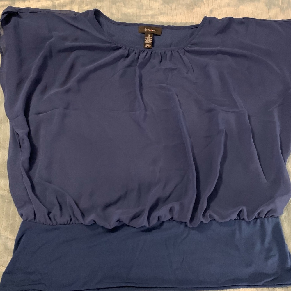 Silky Butterfly style top.